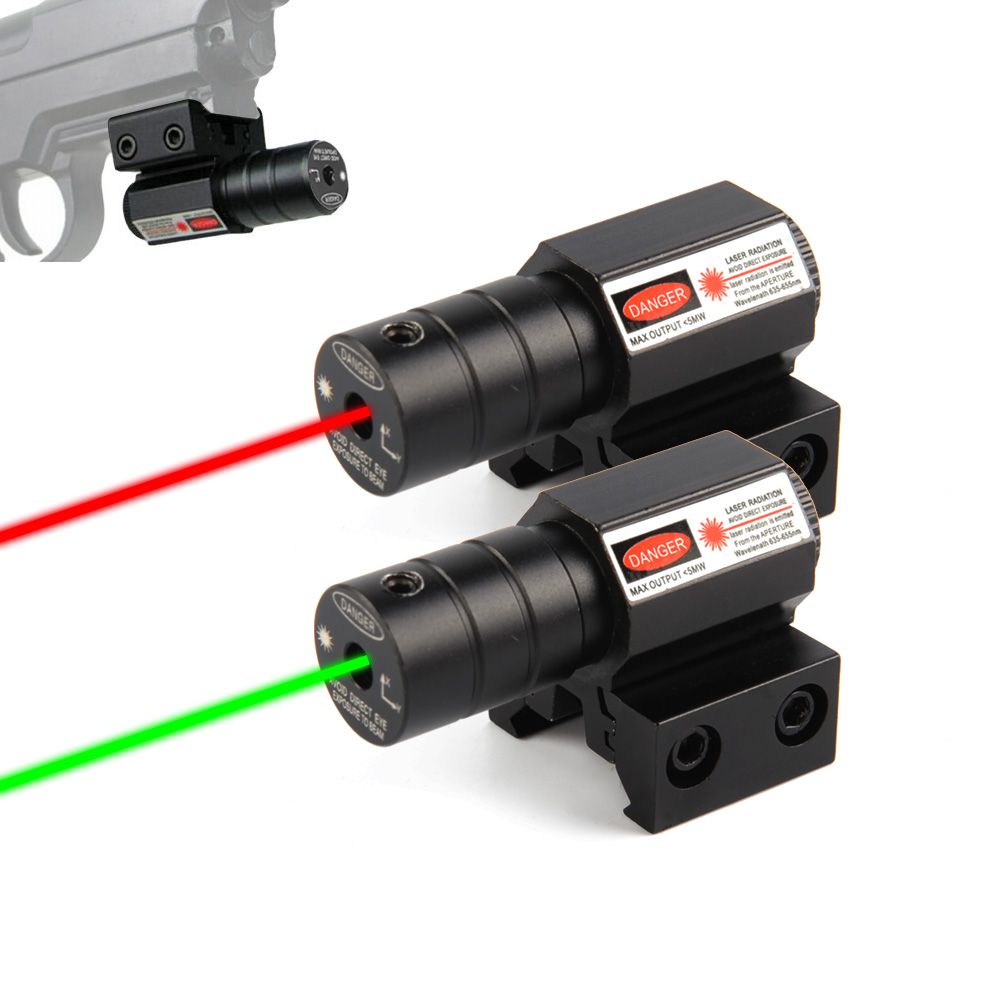 Mini Red Dot Laser Sight Low Profile Picatinny Weaver Rail 20MM For Pistol Rifle