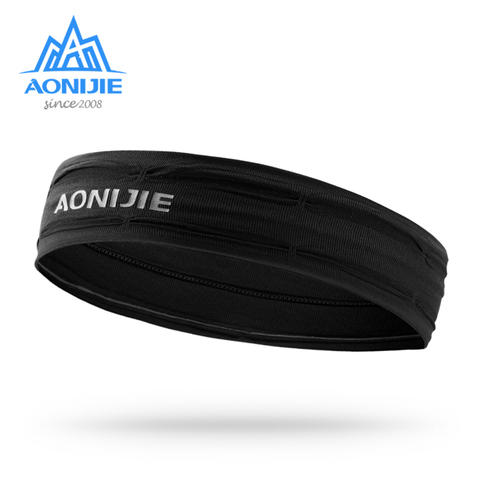 AONIJIE E4086 Workout Headband Non-slip Sweatband Wrist Band Soft Stretchy Bandana Running Yoga Gym Fitness Running ► Photo 1/6