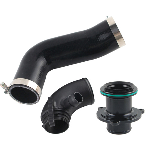 Silicone Intake Hose Pipe Turbo Inlet Elbow  Muffler Delete For VW Golf MK7  R Audi 2015+ V8 MK3 A3 S3 TT ► Photo 1/6