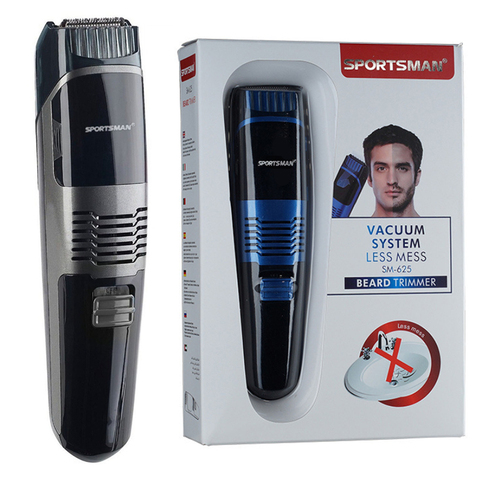 professional vacuum system beard trimmer facial hair trimer stubble mustache shaping for men male trimer beard shaving machine ► Photo 1/6