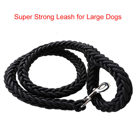 Nylon Dog Harness Leash For Medium Large Dogs Leads Pet Training Running Walking Safety Mountain Climb Big Dog Nylon Rope Leash ► Photo 1/6