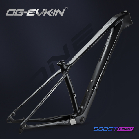 OG-EVKIN CF-054 29er Carbon Frame MTB Bicycle 148x12mm BSA UD matte 1-1/8-1-1/2 Carbon 12v Frameset Bike 31.6mm 12x148 ► Photo 1/6