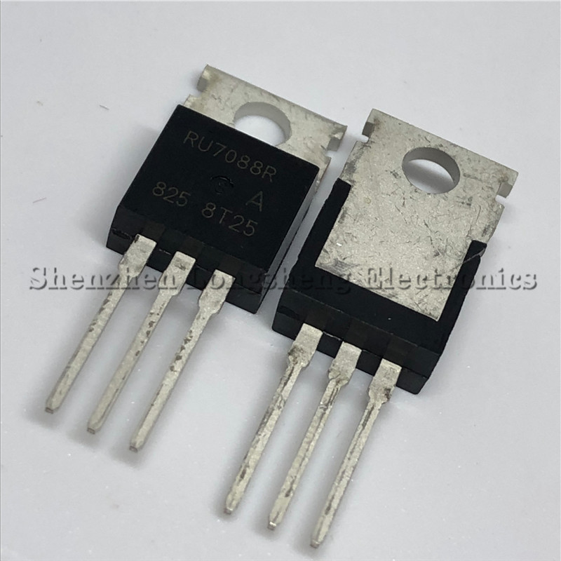 5PCS/LOT New RU7088R RU7088 TO220 70V 80A Field Effect Transistor