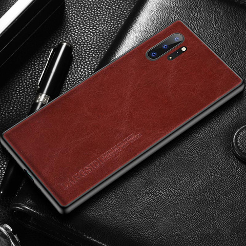 Genuine Oil wax Leather phone case for Samsung galaxy S20 Ultra FE S10 S8 S9 Plus Note 10 8 A51 A50 A70 A71 A31 A40 A41 A10 A7 ► Photo 1/6