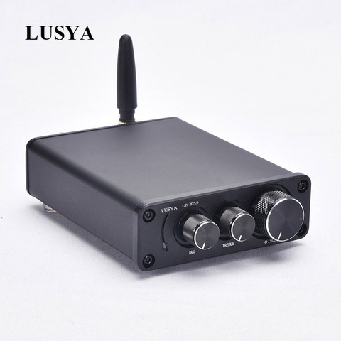 Lusya QCC3003 Bluetooth 5.0 HiFi Power Amplifier 50W*2 Stereo TPA3116 Home Audio Amp With Treble Bass Adjustment I4-005-6 ► Photo 1/6