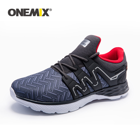 ONEMIX Men Running Shoes Breathable Outdoo Male Sneakers Men Sport Casual Jogging Shoes For Adult Man Athletic Walking Sneakers ► Photo 1/6
