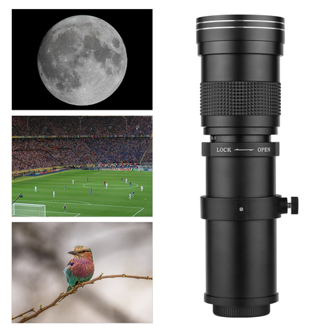 Camera Lens MF Super Telephoto Zoom Lens F/8.3-16 420-800mm T Mount with for Canon Nikon Sony Fujifilm Olympus Cameras Lens ► Photo 1/6