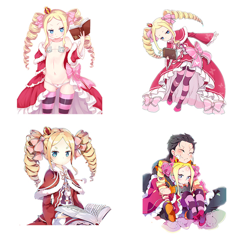 Three Ratels CDM163 Beatrice Re-zero laptop stickers anime anime car hood sticker ► Photo 1/5