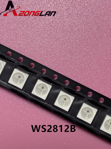 100PCS WS2812B (4pins) 5050 SMD WS2812 Individually Addressable Digital RGB LED Chip 5V WS2812B ws2812b 2812 LED Chip IC SMD ► Photo 1/2