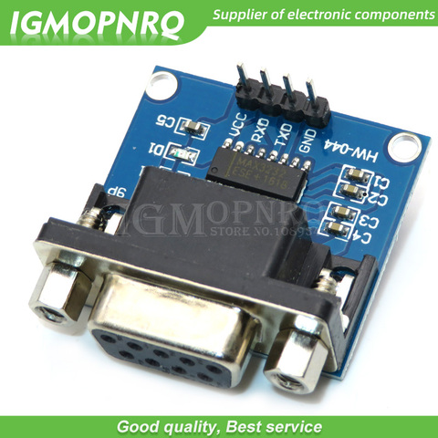 10pcs MAX3232 RS232 to TTL Serial Port Converter Module DB9 Connector MAX232 MAX-3232 RS-232 ► Photo 1/1