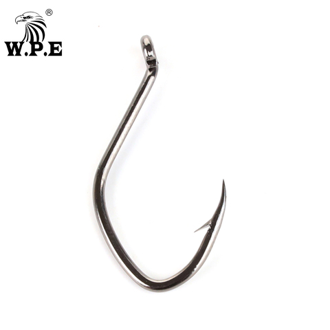 W.P.E Brand Fishing Hooks 3packs/lot Catfish Hooks High-Carbon Steel 2/4/6/8/10/12# Sharp Barbed Fishing Hooks Fishing tackle ► Photo 1/6