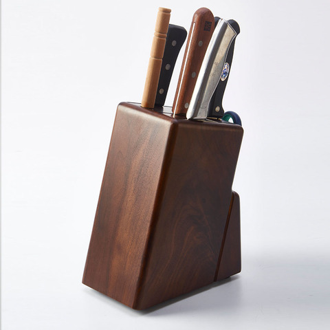 Wood Kitchen Knife Holder Multifunctional Storage Rack Tool Holder Universal Knife Block Stand Shelf Kitchen Accessories ZL351 ► Photo 1/4