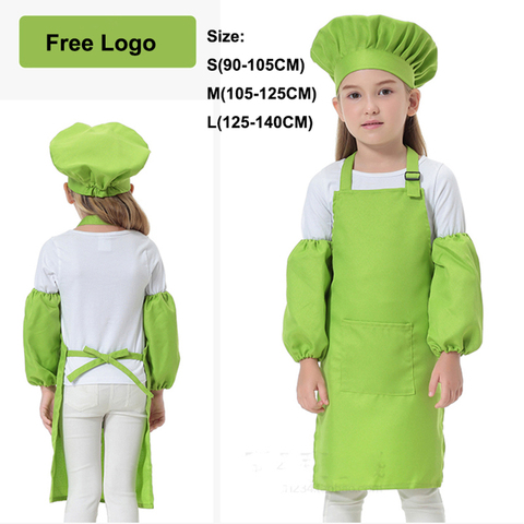 Kid Costume for Chef Uniform Jacket Children Cosplay Kitchen Restaurant  Clothing Kindergarten Performance Boys Girls Clothes Set