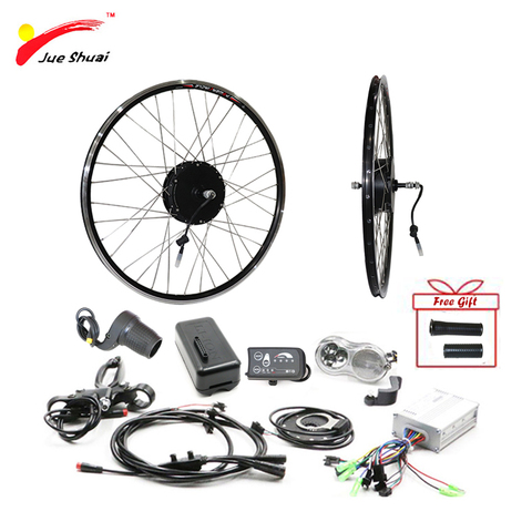 36V 250W 350W 500W Eletric Bike Motor Kit eBike Conversion Kit 20''26''700C Electric Front Rear Motor Wheel Bicicleta Eletrica ► Photo 1/6