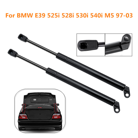 2Pcs Rear Tailgate Truck Boot Gas Struts Lift Supports Gas Springs Shock Absorbers For BMW E39 525i 528i 530i 540i M5 1997-2003 ► Photo 1/6