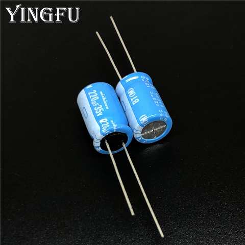 5pcs/50pcs 220uF 35V NICHICON BT Series 10x16mm Highly dependable reliability 35V220uF Aluminum Electrolytic capacitor ► Photo 1/2