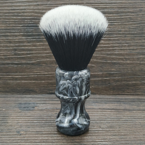 dscosmetic Discovery 24MM tuxedo synthetic hair knots shaving brush with resin handle ► Photo 1/6