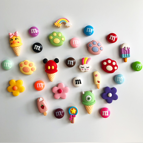 Creative Magnetic Stickers Refrigerator Stickers Personality Resin Cute Cartoon Mini Magnetic Paste A Set ► Photo 1/6