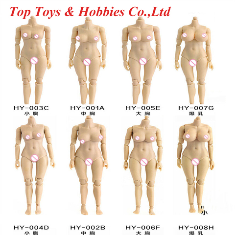 1/12 Scale Half-encapsulated Joint Female Body for 6 Inches Suntan/Pale Skin Seamless Body with Head Whole Set Body Doll Toy ► Photo 1/6