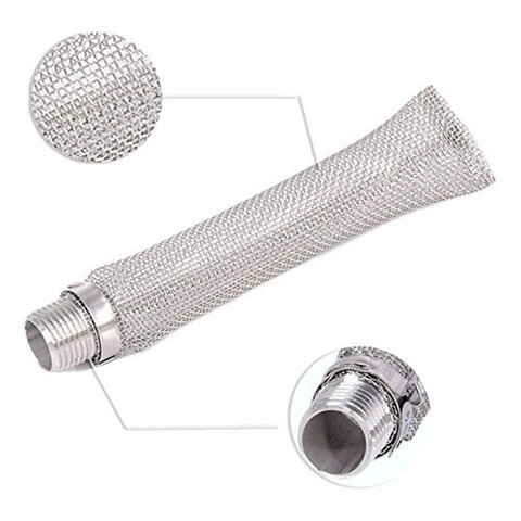 Stainless Steel Beer Filter Brewing Kettle Bazooka Screen Reusable Multifunction Mesh Strainer Wine Thread Tun Home Tools ► Photo 1/5