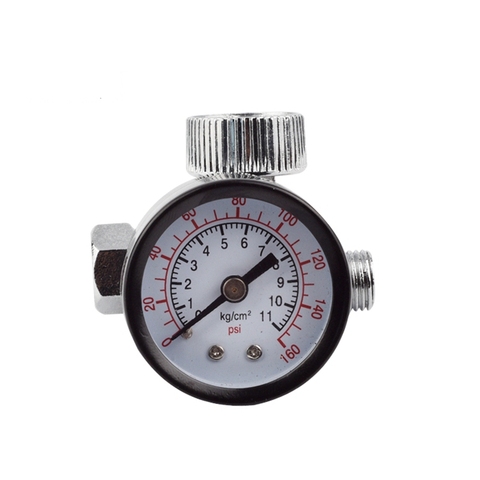Spray Gun Air Flow Control Valve Pneumatic Parts Gas Adjustment Pressure Gauge Regulator Valve ► Photo 1/6