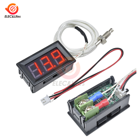 Industrial High Temperature K-Type M6 Thermocouple Thermometer 12V Digital temperature meter tester -30~800 Degree thermograph ► Photo 1/6