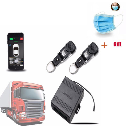 24v For Truck Car Alarm System App Automatic Keyless Entry Central Locking/unlock App Remote Control With Mobile Phone ► Photo 1/6