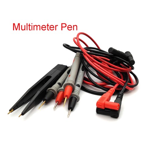 Digital Multimeter Probe Soft-silicone-wire Needle-tip Universal Test Leads with Alligator Clip for LED Tester Multimetro ► Photo 1/4