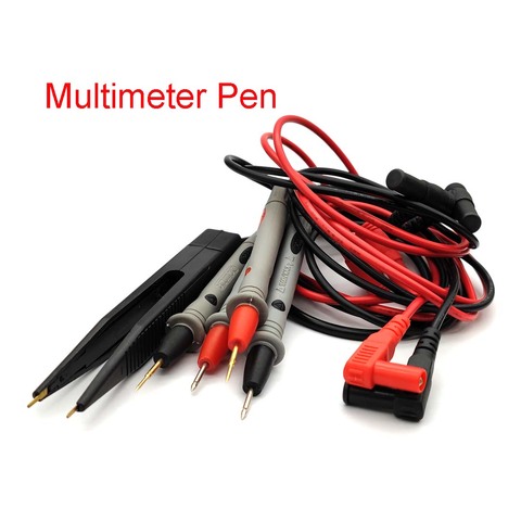 Digital Multimeter Probe Soft-silicone-wire Needle-tip Universal Test Leads with Alligator Clip for LED Tester Multimetro ► Photo 1/4