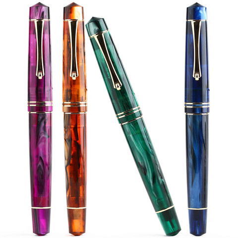 Moonman M800 Acrylic Luxury Fountain Pen BOCK/Moonman Iridium F Nib Ink Pen Beautiful Writing Pen Gift Set ► Photo 1/1
