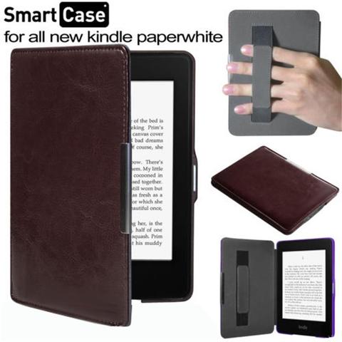Case for Kindle Paperwhite 1 / 2 /3, with Hand Strap Cover for Kindle Paperwhite 2016 2015 2013 2012 Auto Sleep Ereader Funda ► Photo 1/6