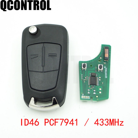 QCONTROL Vehicle Remote Key Fob G1-AM433TX Fit for Opel/Vauxhall Corsa D 2007-2012, Meriva B 2010-2013 ► Photo 1/2