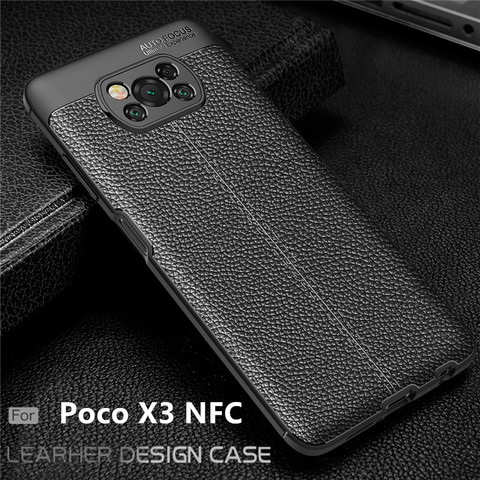 For Cover Poco X3 Case For Xiaomi Poco X3 Capas Shockproof Bumper TPU Leather For Fundas Redmi K30 Ultra Xiaomi Poco X3 Cover ► Photo 1/6
