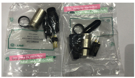 20Pcs/lot 10PCS NC3MXX & 10PCS NC3FXX For NEUTRIK Male and female A set 3 Pin XLR Connector withe high quality ► Photo 1/1