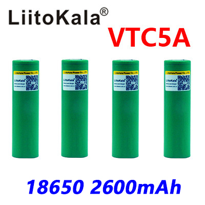 liitokala 3.7V 2600mAh VTC5A rechargeable Li-ion battery 18650 Akku  US18650VTC5A 35A Toys flashlight ► Photo 1/6