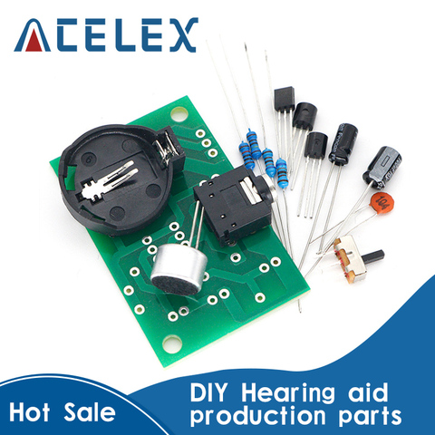 diy electronic kit set Hearing aid Audio amplification amplifier Practice teaching competition, electronic DIY interest making ► Photo 1/6