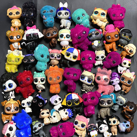 L.O.L. SURPRISE! 5/10/20 Pcs/lot Animal Pets Sister Dolls Monkey Dog Cat Big and Mini 3-6cm LOL Pet Girl Kids Birthday Gift Toy ► Photo 1/6