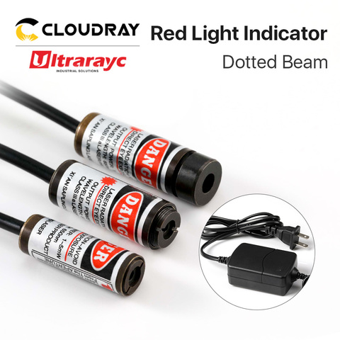 Ultrarayc Line Red Locator 650nm Infrared Adjustable Laser Module Locator 0-5mW & 5-10mW for Fiber Marking or Cutting Machine ► Photo 1/6