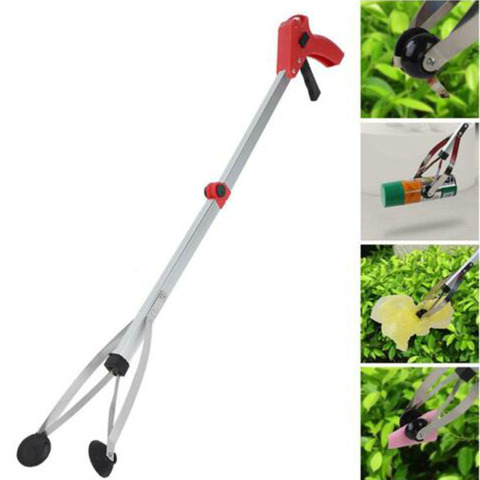 Durable Pick Up Tool Clamp Trash Grabber Aluminum Alloy Home Portable Foldable Reaching Stick Long Arm Practical Random Color ► Photo 1/6