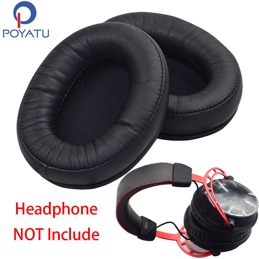 POYATU For Cloud Alp Ear Pads For Kingston HyperX Cloud II Alpha KHX-HSCP-GM Ear Pads Headphone Earpads Cushion Cover ► Photo 1/6