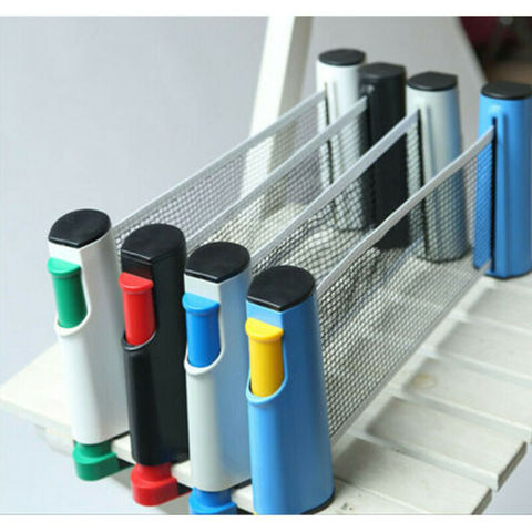2022 Retractable Table Tennis Net Portable Professional Ping Pong Post Net Rack Family Entertainment Workout Tennis Equipment ► Photo 1/6