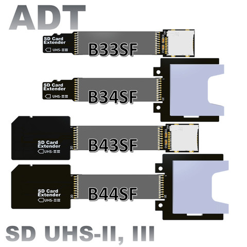 TF Micro SD TO SD Card Extension Cable Adapter Flexible Extender SD / SDHC /SDXC Card Reader UHS2 UHS-III Flexible Flat Cable ► Photo 1/5