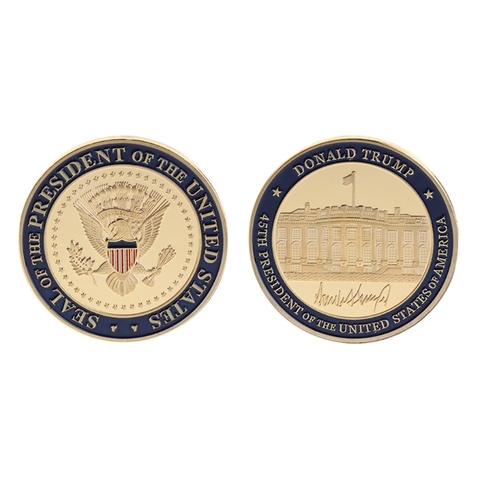 Non Currency Coin High Quality Collection Coin Commemorative Coin US 45th President DOnald Trump Collection Arts Gifts Souvenir ► Photo 1/6