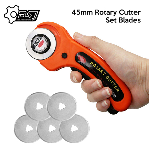45mm Rotary Cutter Set Blades For Fabric Paper Vinyl Circular Cut Cutting Disc Patchwork Leather Craft Sewing Tool ► Photo 1/6