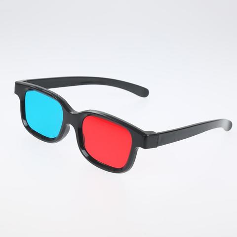 1PCS Universal Type 3D Glasses TV Movie Dimensional Anaglyph Video Frame 3D Vision Glasses DVD Game Glass Red And Blue Color ► Photo 1/6