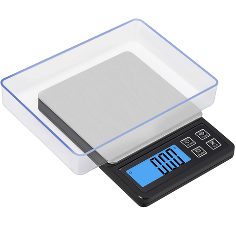High-precision Pocket food Scale Digital Kitchen Scale LCD display Jewelry Scale 6 Units,Auto Off,PCS and Tare Function ► Photo 1/6