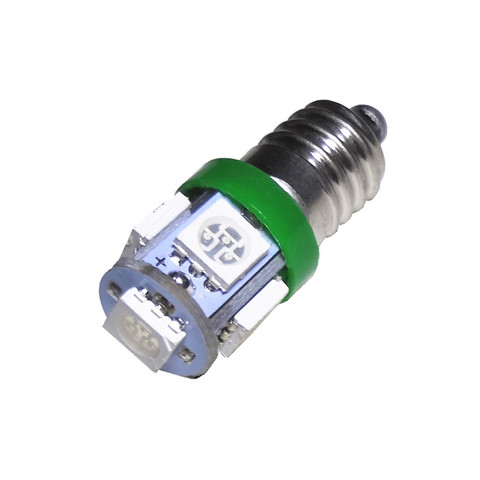 5pcs E10 5050-5SMD DC4.5V E10 DC6V DC12V E10 LED DC24V Indicator bulb, instrument bulb, DIY small screw bulb E10 ► Photo 1/5