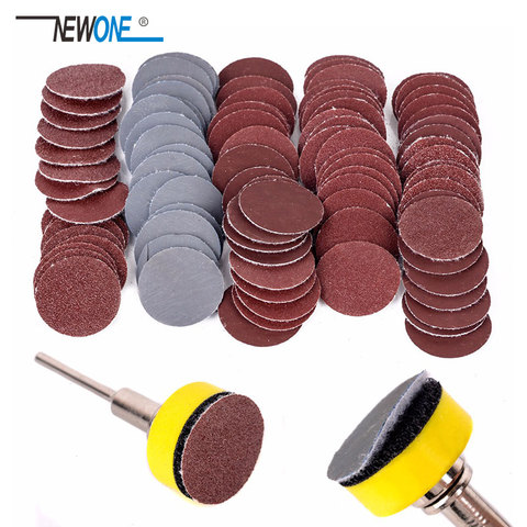 100pcs 25mm High Quality Sanding Discs + 1