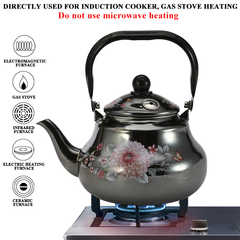 Chaleira Whistling Kettle For Gas Stove Bouilloire 2.2L Stainless Steel Whistle 