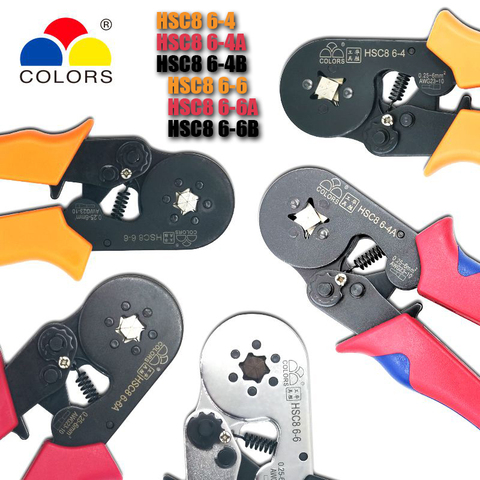 COLORS crimping tool hsc8 6-4 6-6 crimper kablo kesici pliers cable crimp tools plier wire cutter alicate crimpador alicates ► Photo 1/6